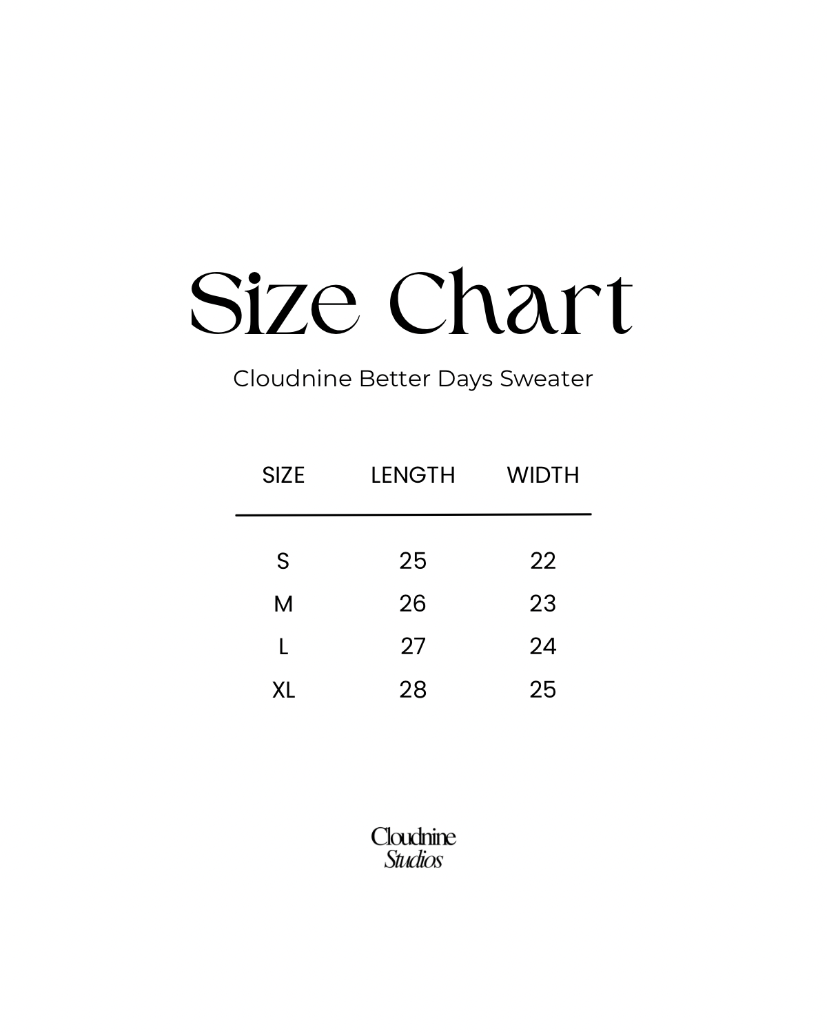 Cloudnine Better Days Sweater