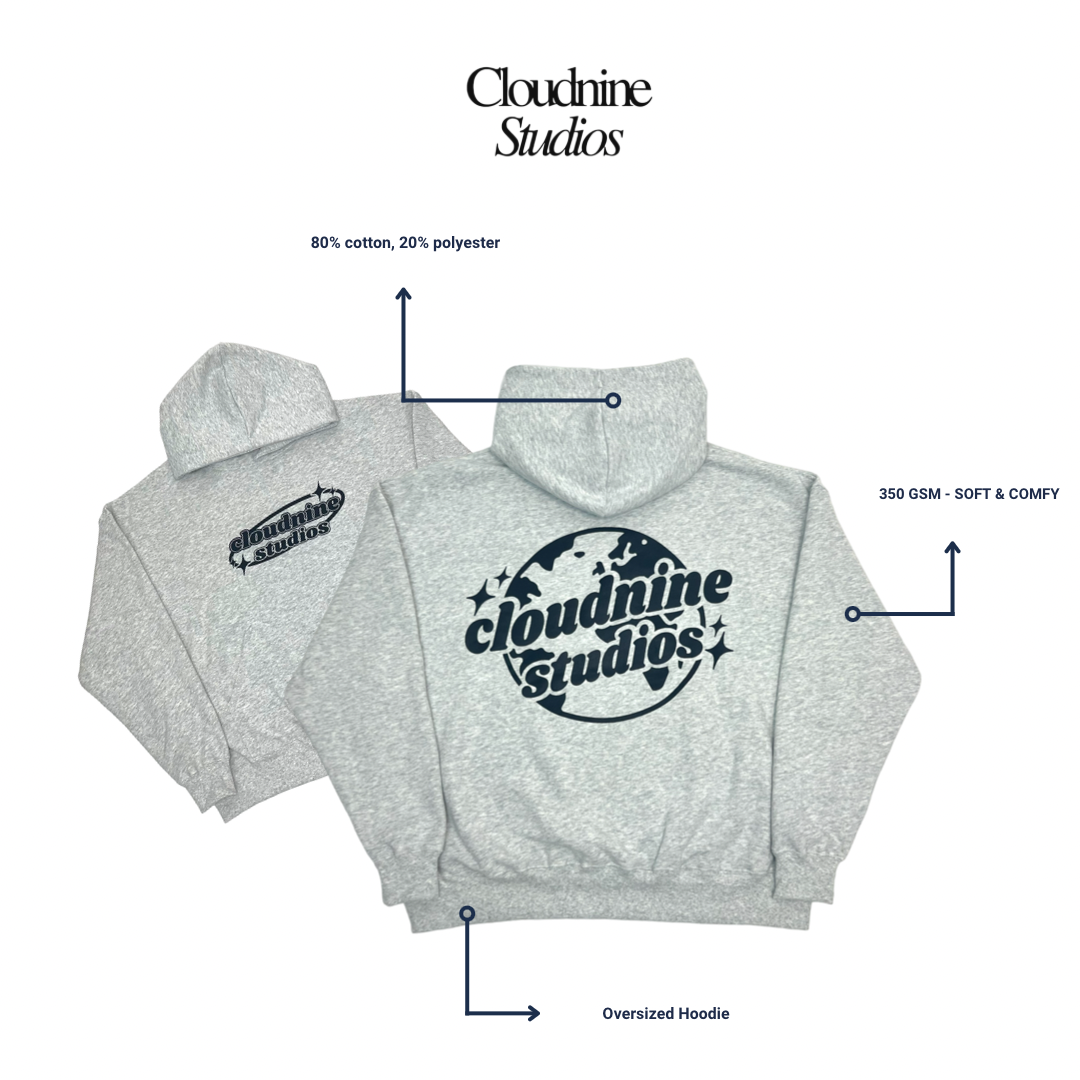 Cloudnine World Hoodie Heather Gray
