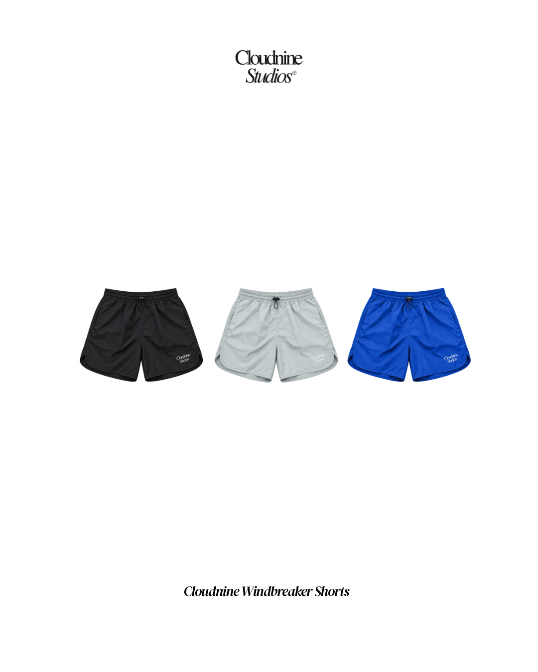 Cloudnine Windbreaker Shorts