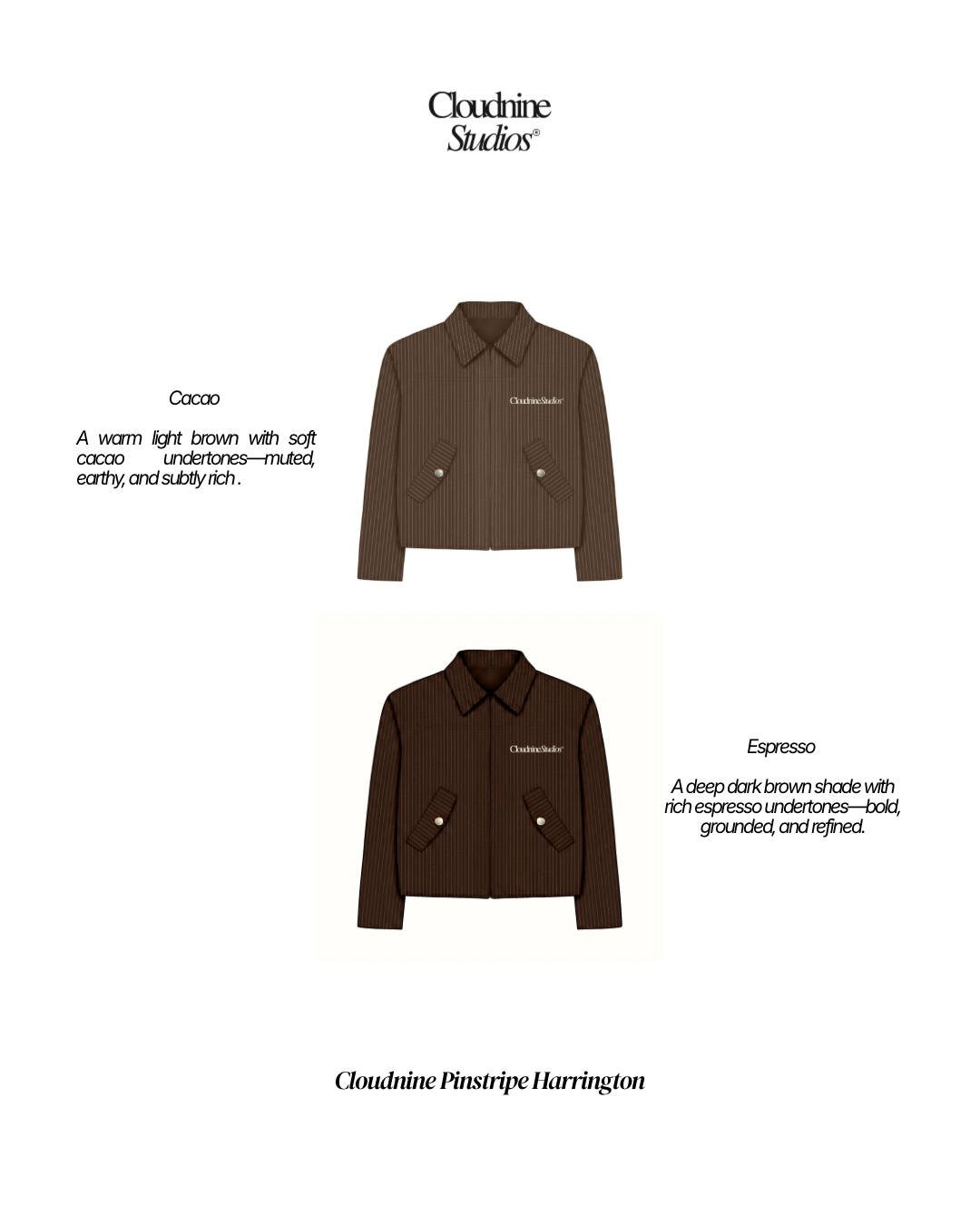 Cloudnine Pinstripe Harrington