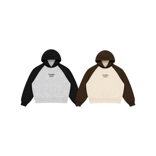 Two Tone Midlogo Hoodie