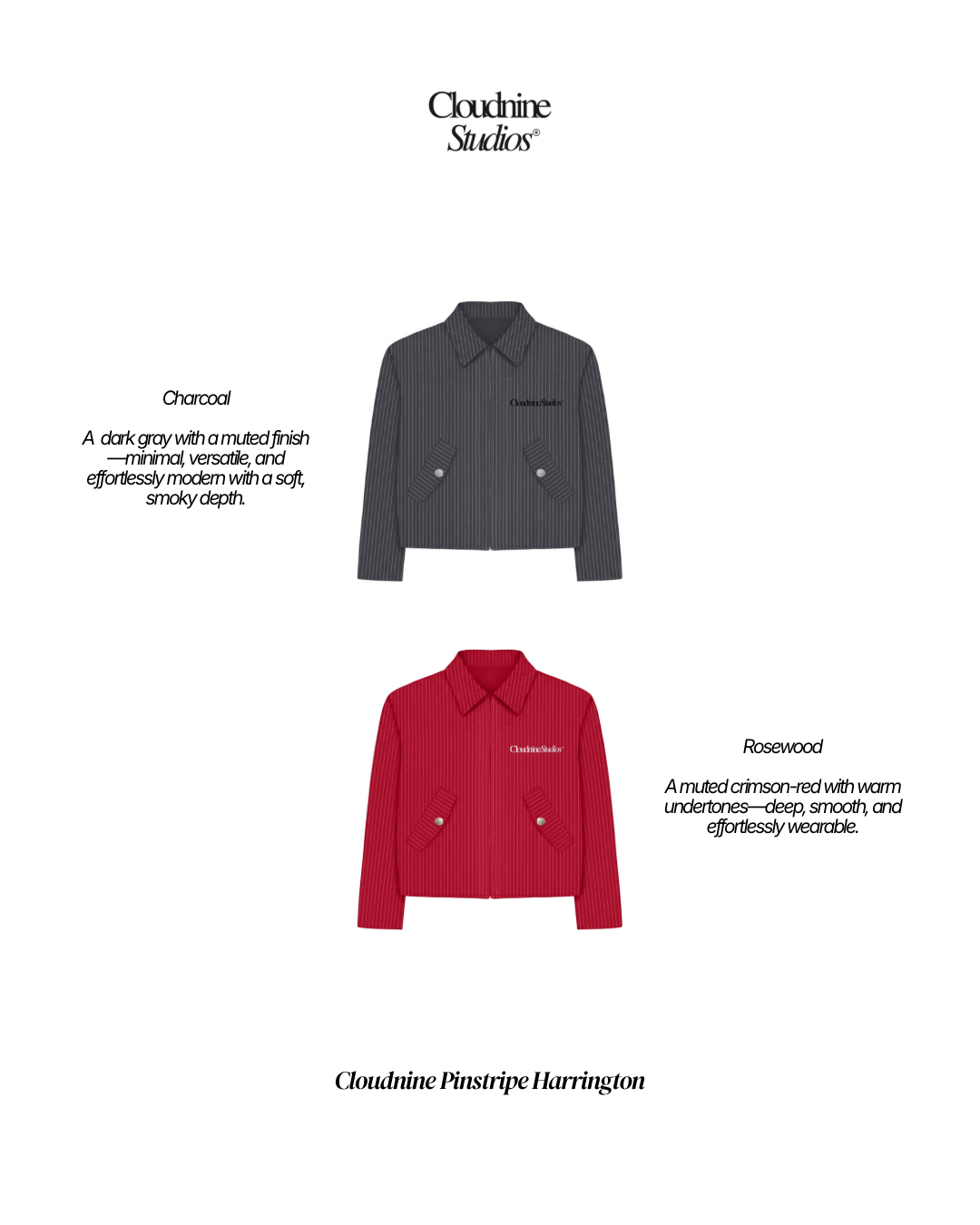 Cloudnine Pinstripe Harrington