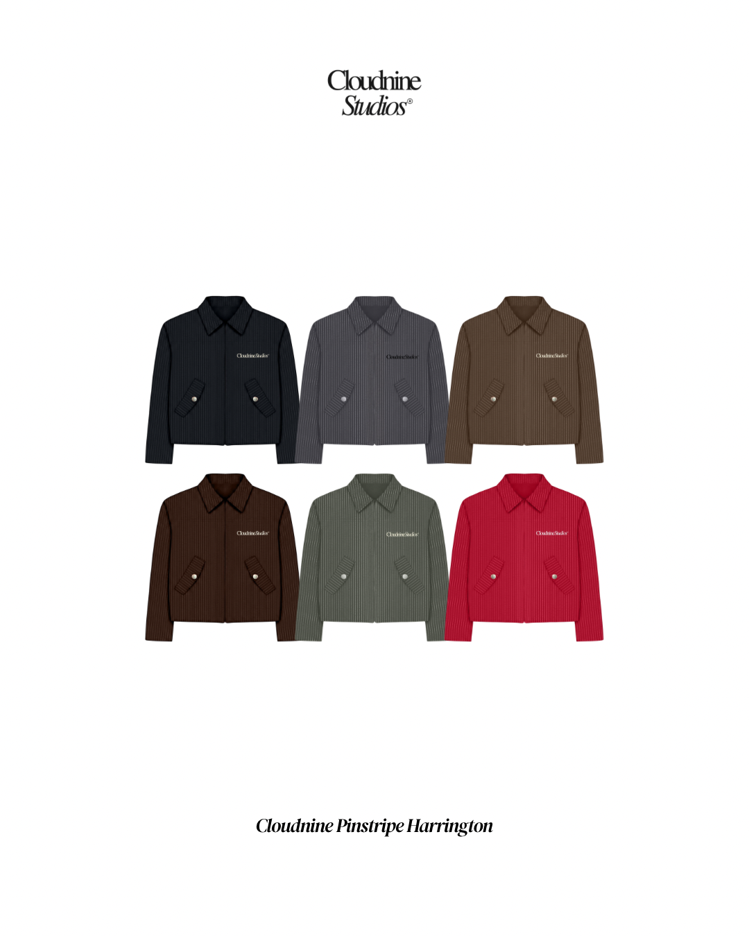 Cloudnine Pinstripe Harrington