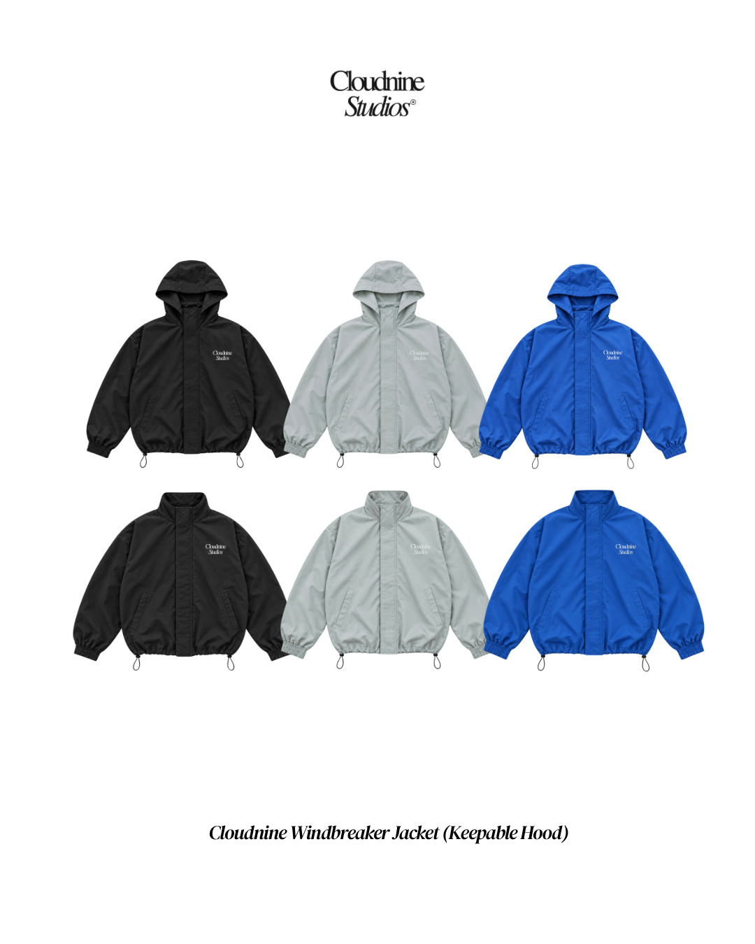 Cloudnine Windbreaker Jacket (Keepable Hood)