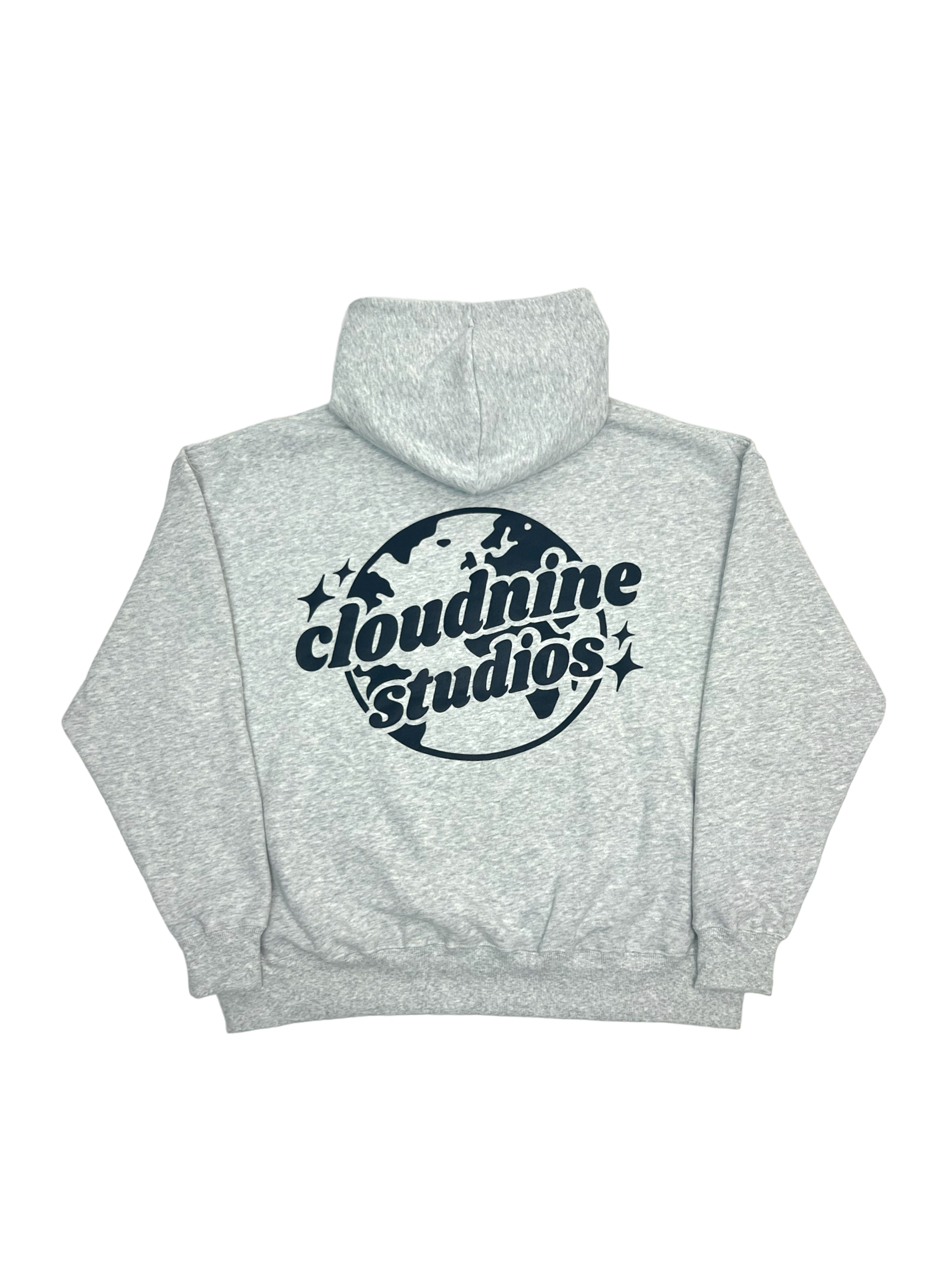 Cloudnine World Hoodie Heather Gray Cloudnine Studios